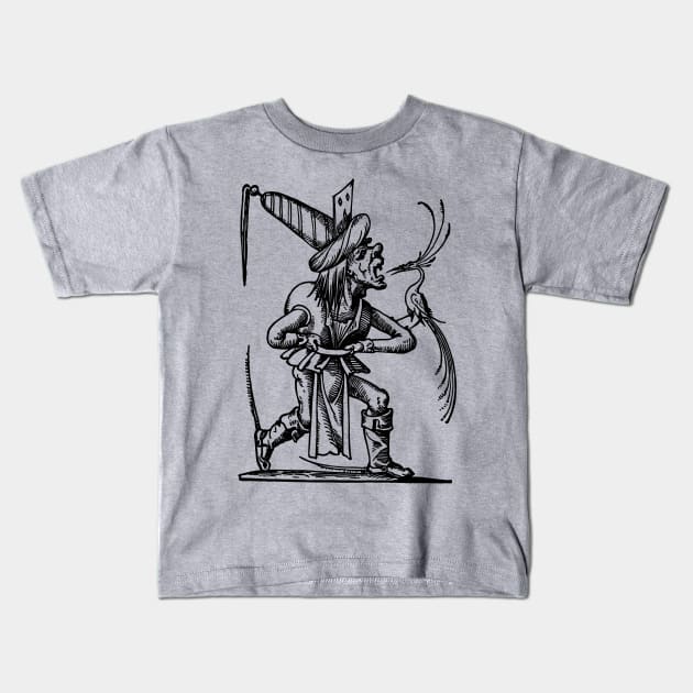 Grotesque #103 The Drolatic Dreams of Pantagruel (1565) Kids T-Shirt by n23tees